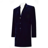 Doctor Who Cosplay Costume 12th Doctor Christmas Special Black Velvet Coat